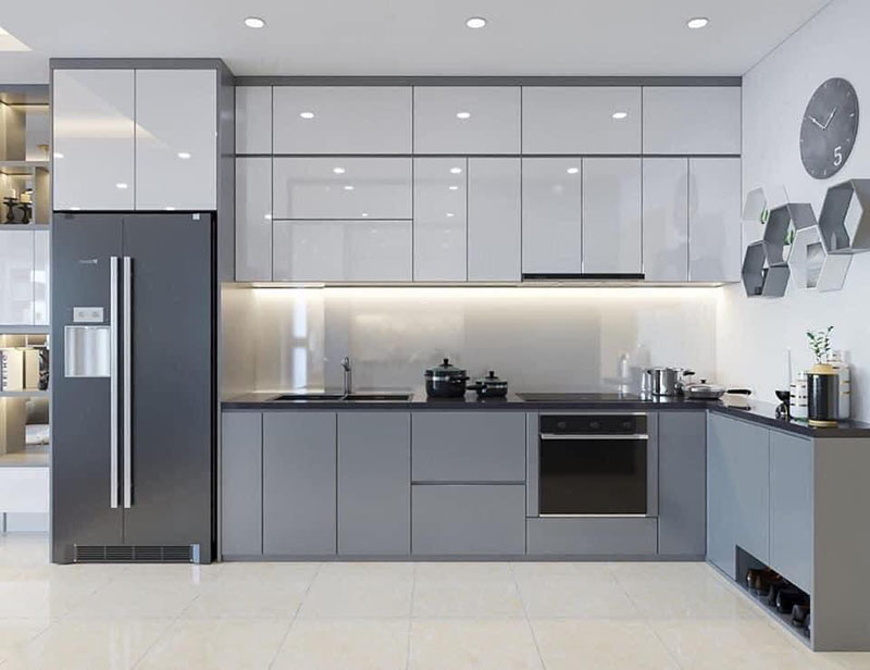 tủ bếp mdf - Hình 3