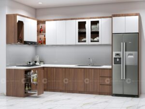tủ bếp mdf