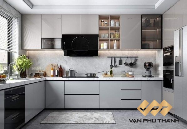 tủ bếp mdf - Hình 5