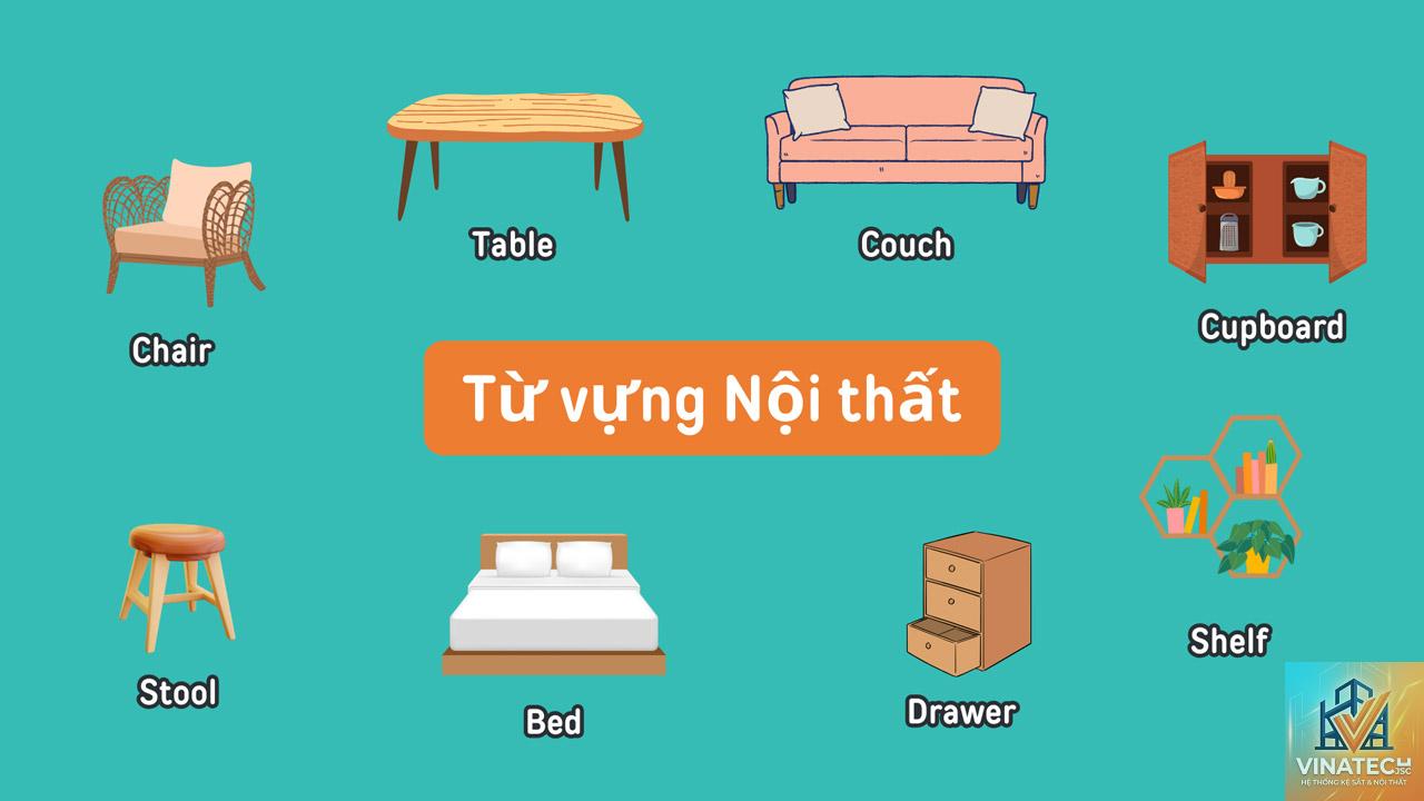 từ vựng thiết kế nội thất - Hình 1