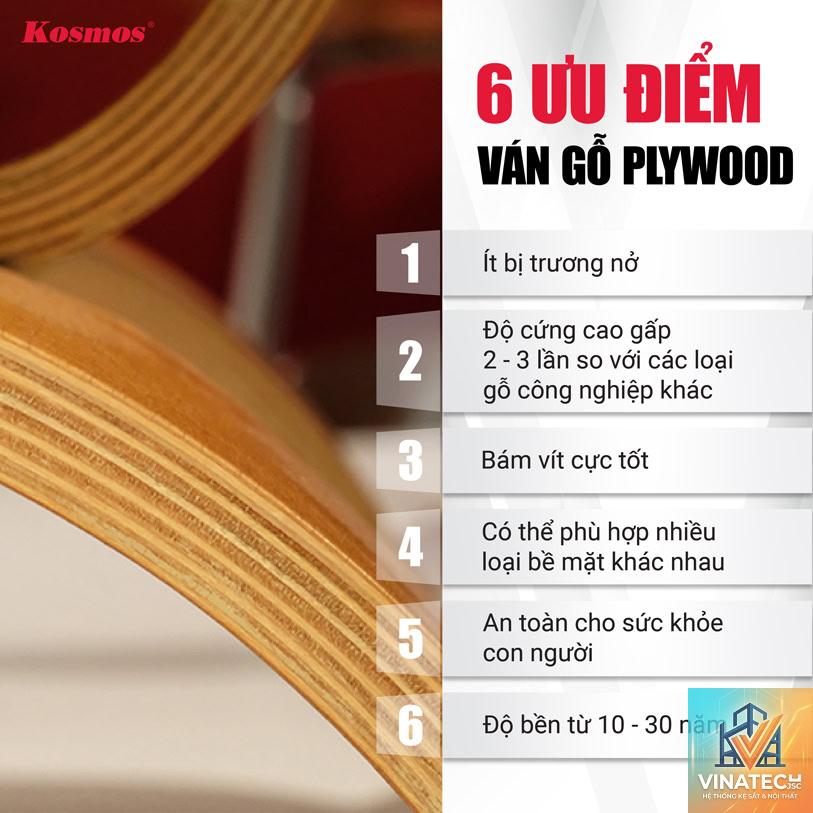 ưu điểm gỗ plywood - Hình 4