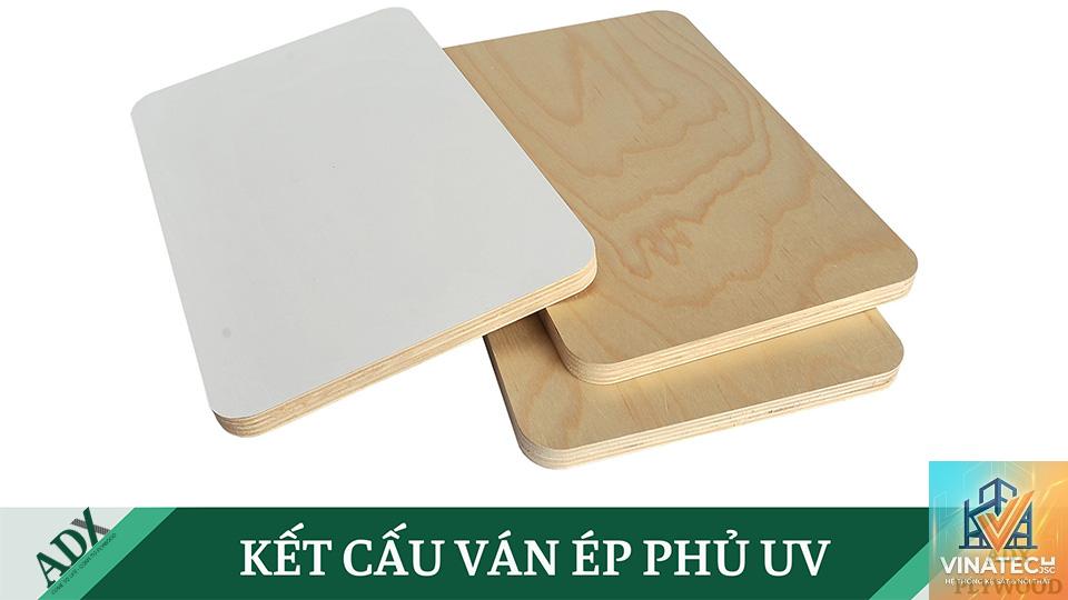 ván gỗ phủ uv