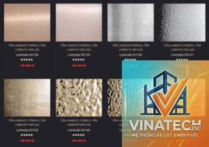 vân kim loại laminate
