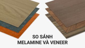 veneer và melamine