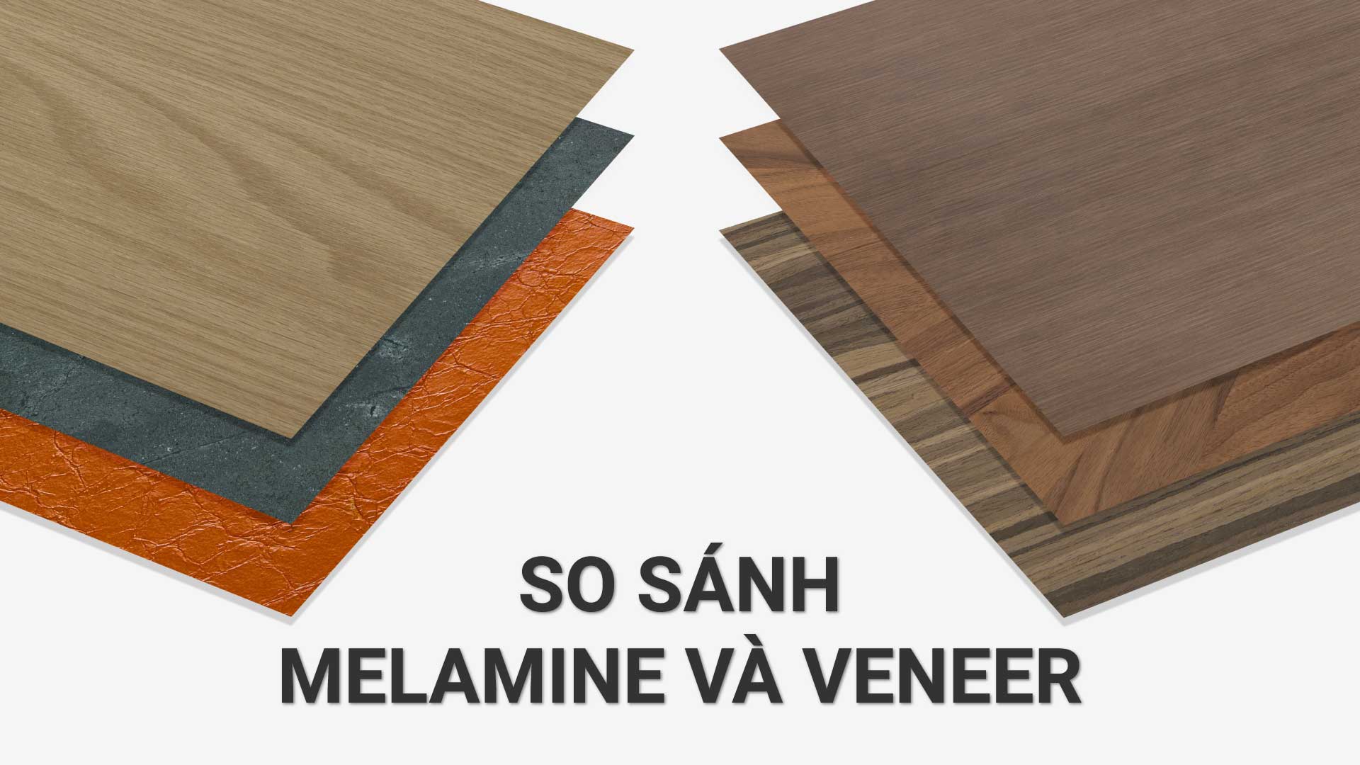 veneer và melamine - Hình 1