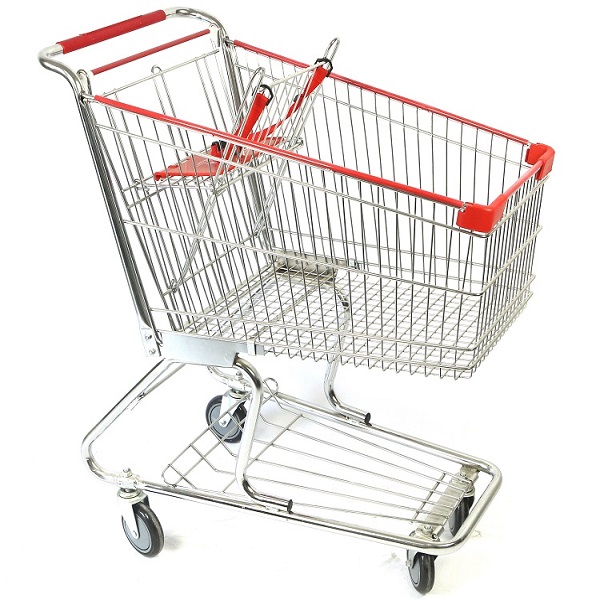 xe đẩy siêu thị mini - Hình 2