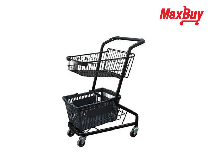 xe đẩy siêu thị mini giá rẻ - Hình 4