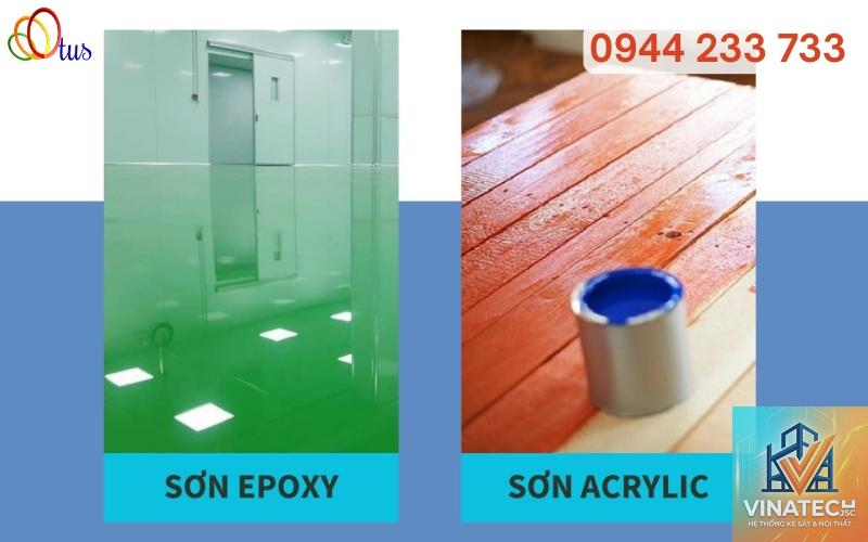 acrylic vs sơn uv - Image 1
