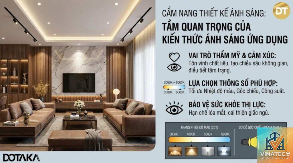 cẩm nang ánh sáng trong thiết kế nội thất