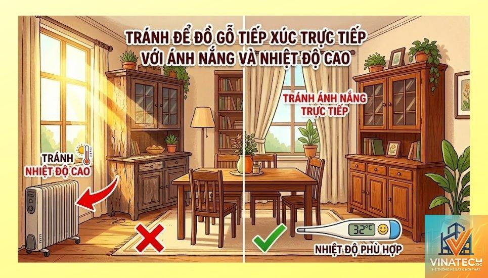 cẩm nang bảo quản đồ nội thất gỗ - Hình 1