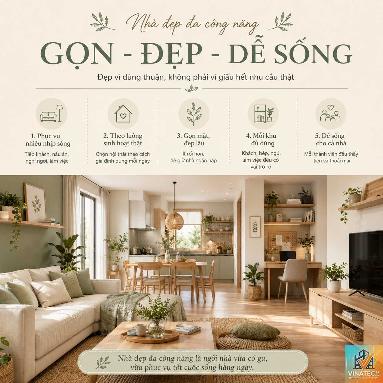 cẩm nang chọn nội thất đa năng cho nhà nhỏ - Hình 4