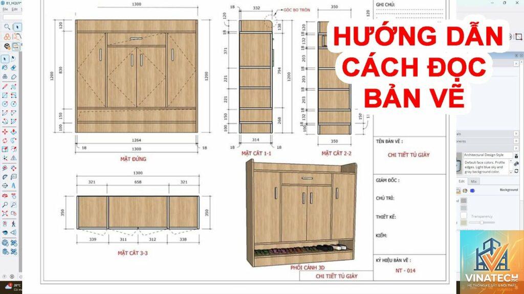 cẩm nang đọc bản vẽ 3D nội thất