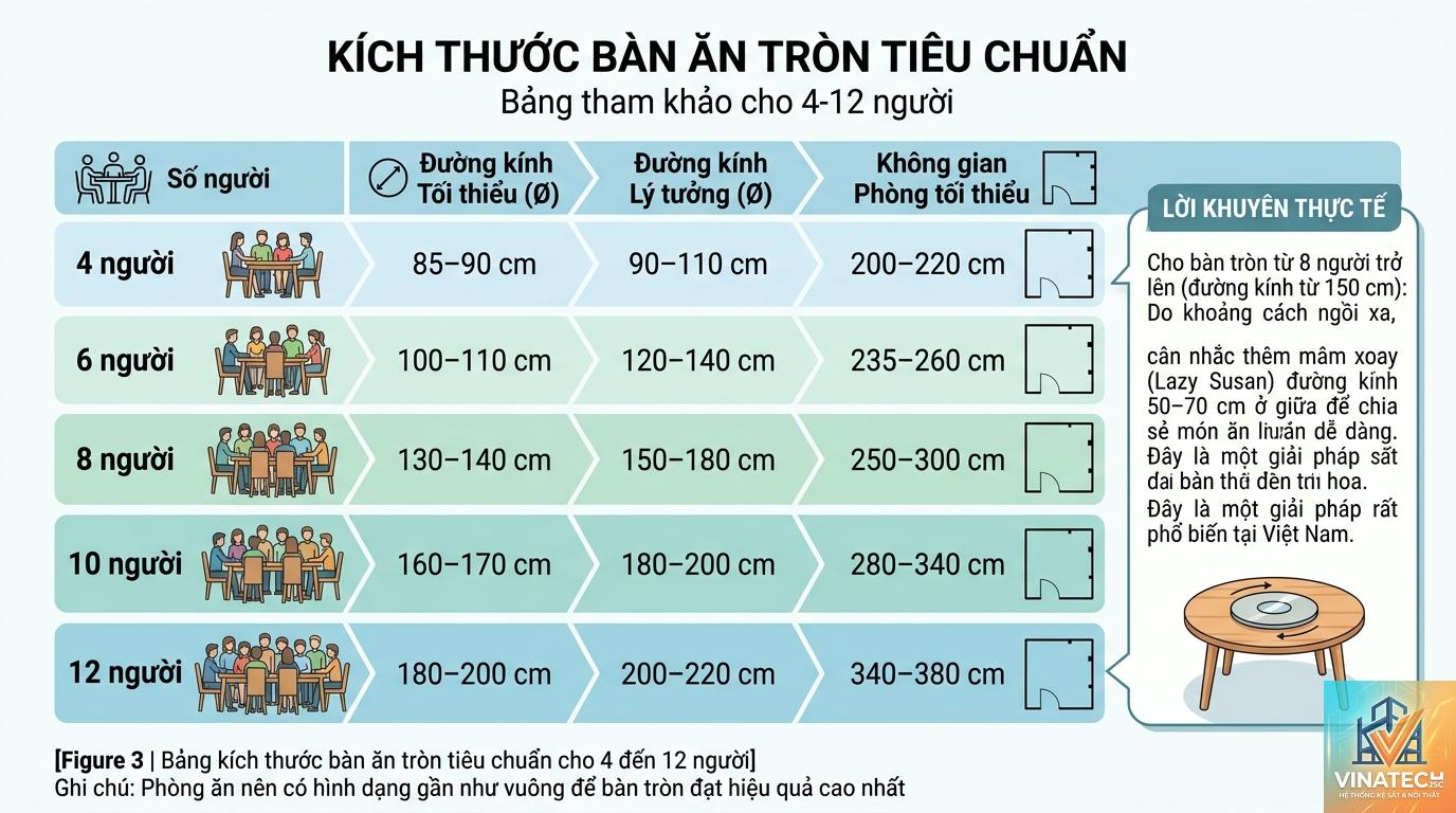 cẩm nang kích thước bàn ăn tiêu chuẩn - Image 4