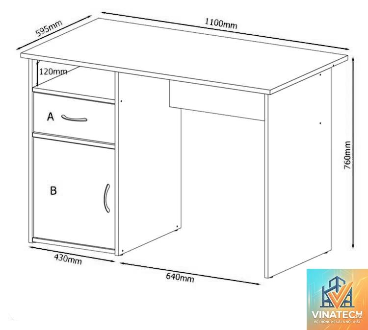 cẩm nang kích thước bàn làm việc tiêu chuẩn - Image 5