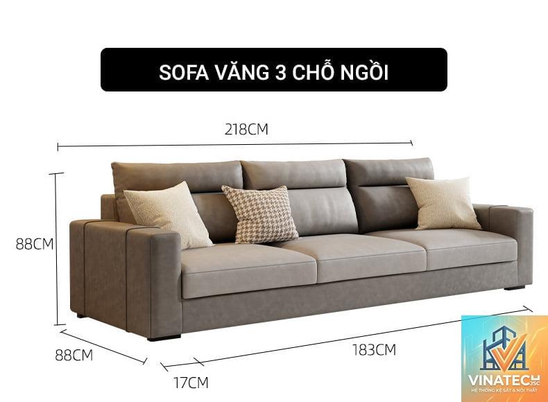 cẩm nang kích thước sofa tiêu chuẩn