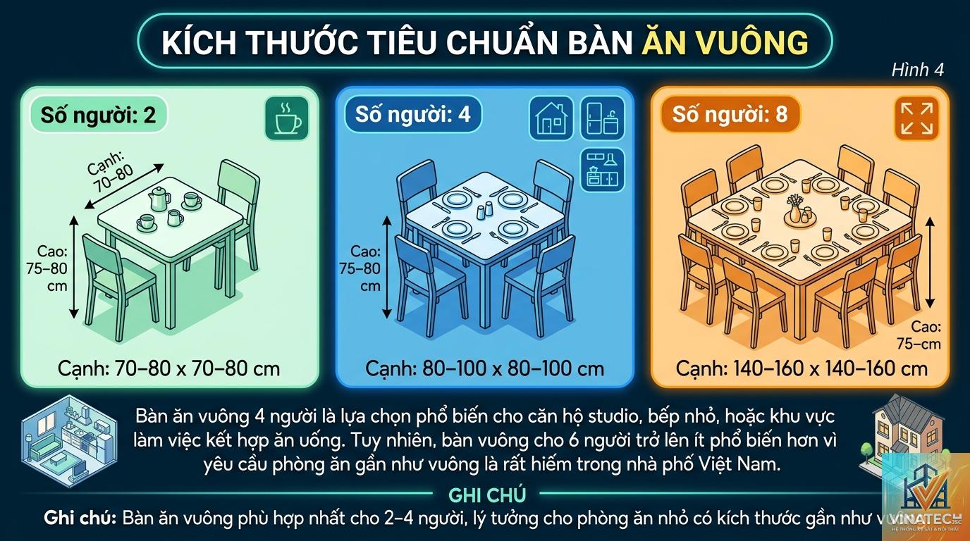 cẩm nang kích thước tiêu chuẩn phòng ăn - Image 5