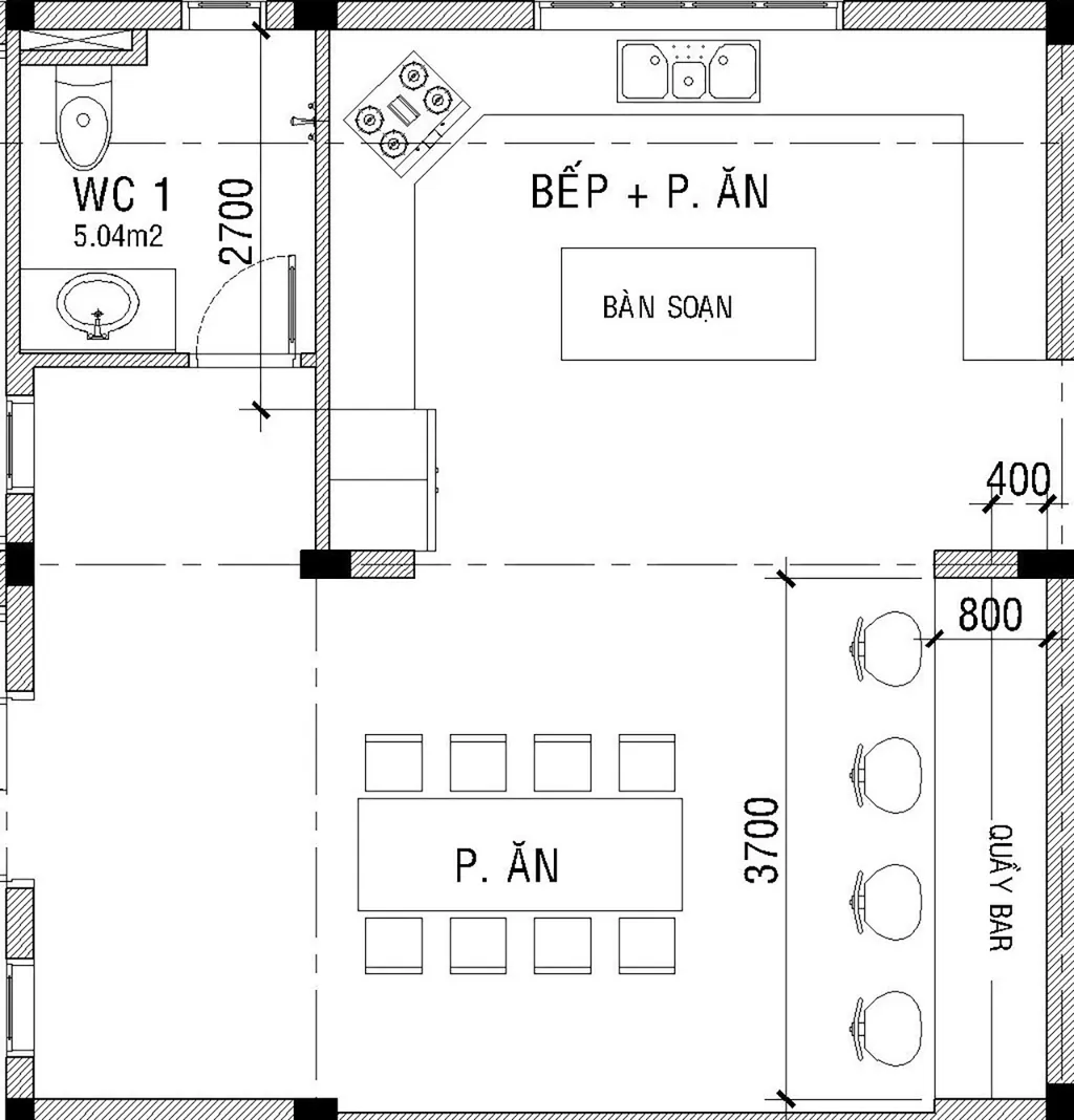 cẩm nang kích thước tiêu chuẩn phòng bếp - Image 5