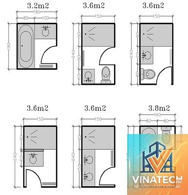 cẩm nang kích thước tiêu chuẩn phòng tắm - Image 4