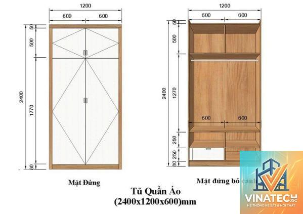 cẩm nang kích thước tủ quần áo tiêu chuẩn - Image 2