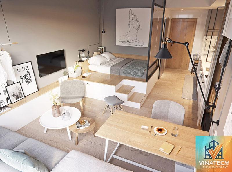 cẩm nang thiết kế căn hộ studio - Hình 5