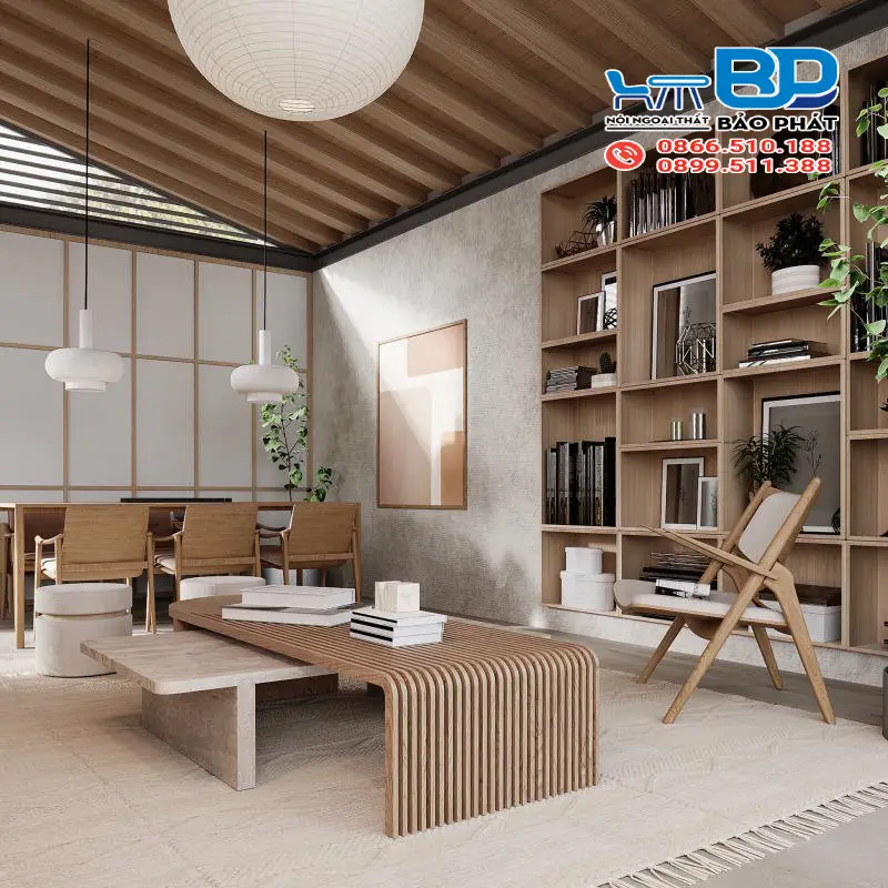 cẩm nang thiết kế nội thất japandi - Hình 2