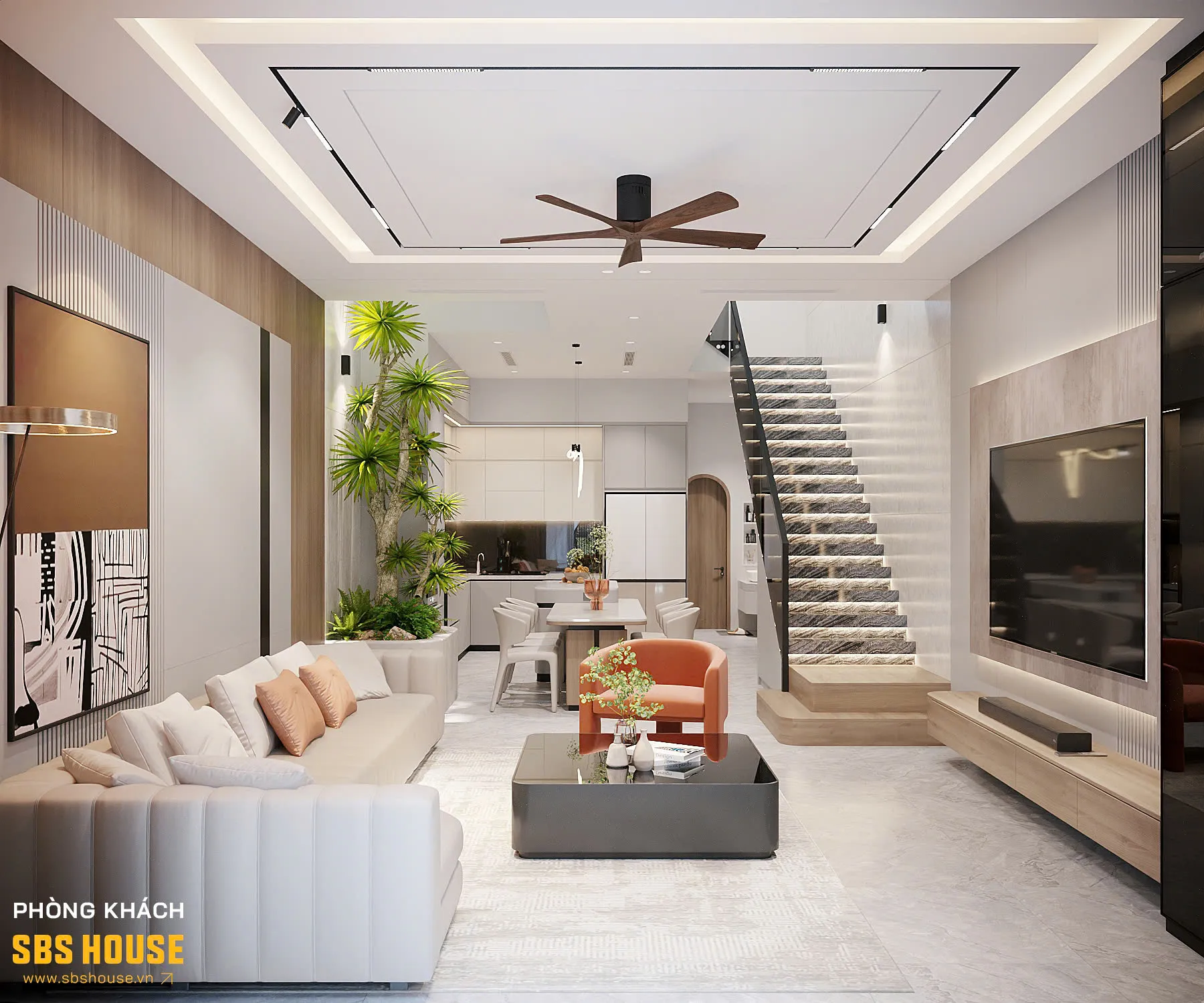 cẩm nang thiết kế phòng khách liền bếp - Hình 3