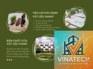 cẩm nang vật liệu xanh trong nội thất