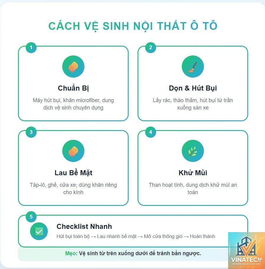 cẩm nang vệ sinh nội thất đúng cách - Hình 3