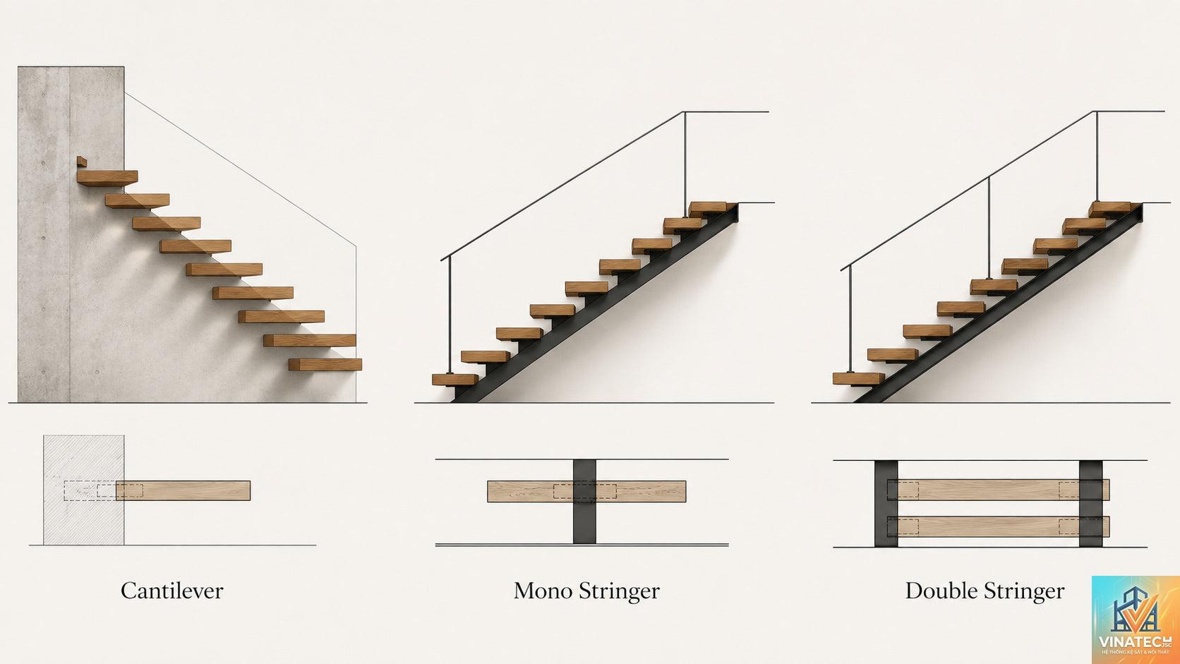 cantilever stair là gì - Hình 3
