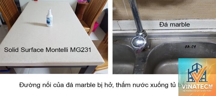 đá marble vs solid surface - Image 3