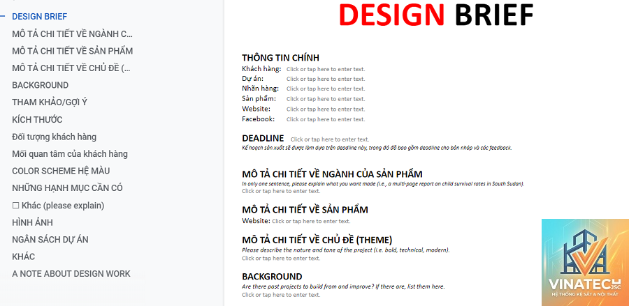 design brief template là gì - Hình 2