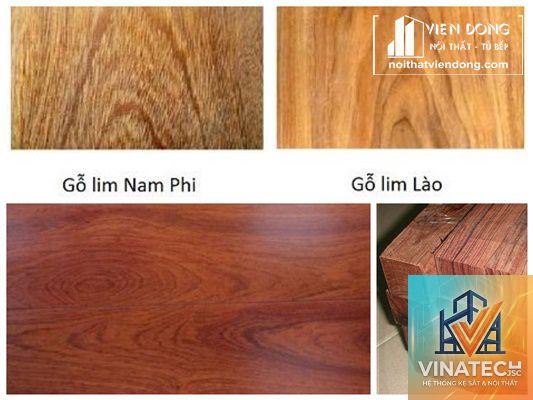 gỗ lim vs gỗ hương