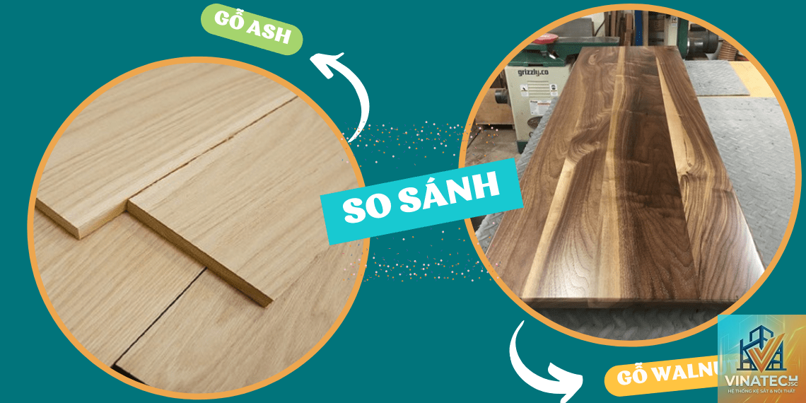 gỗ óc chó vs gỗ ash - Image 2