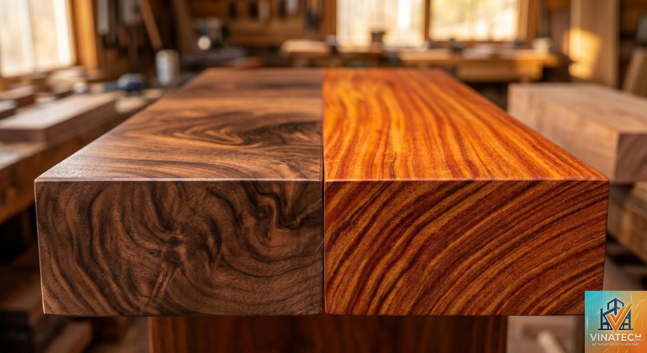 gỗ óc chó vs gỗ teak - Image 4