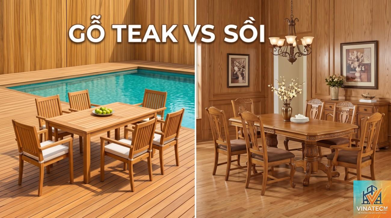 gỗ teak vs gỗ sồi - Image 5