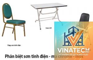inox 201 vs thép sơn tĩnh điện