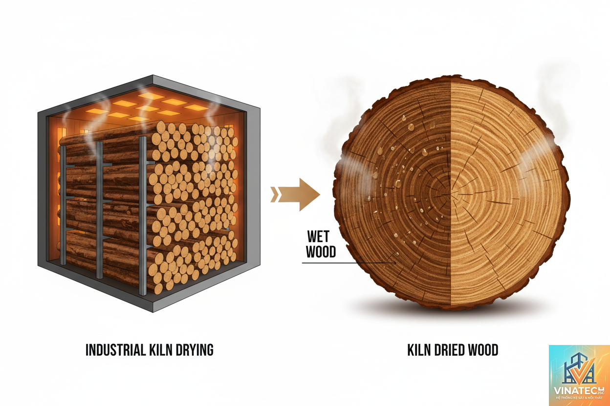 kiln dried wood là gì - Hình 1