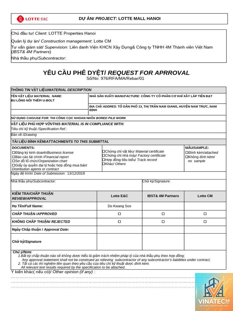 material approval là gì - Hình 2