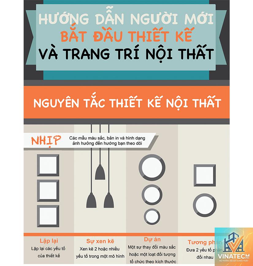 nguyên tắc thiết kế nội thất