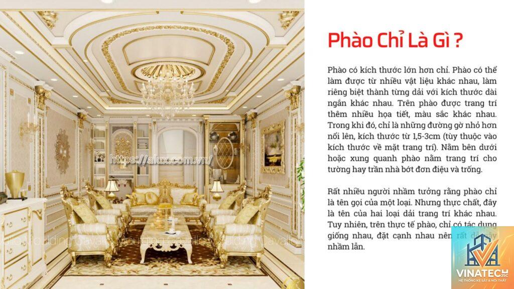 phào chỉ là gì