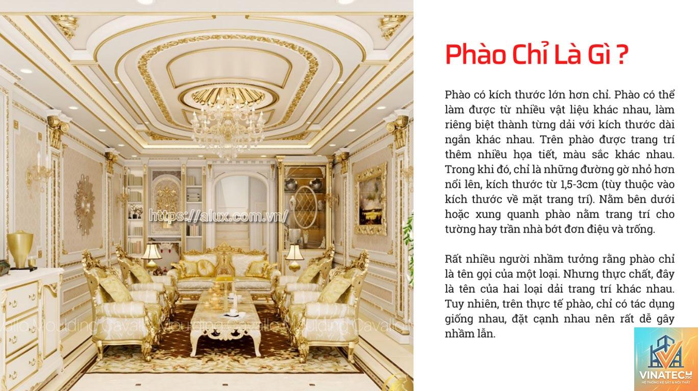 phào chỉ là gì - Hình 1