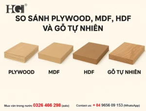 plywood vs gỗ tự nhiên