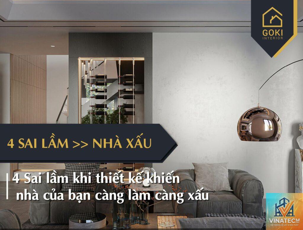 sai lầm khi thiết kế nội thất