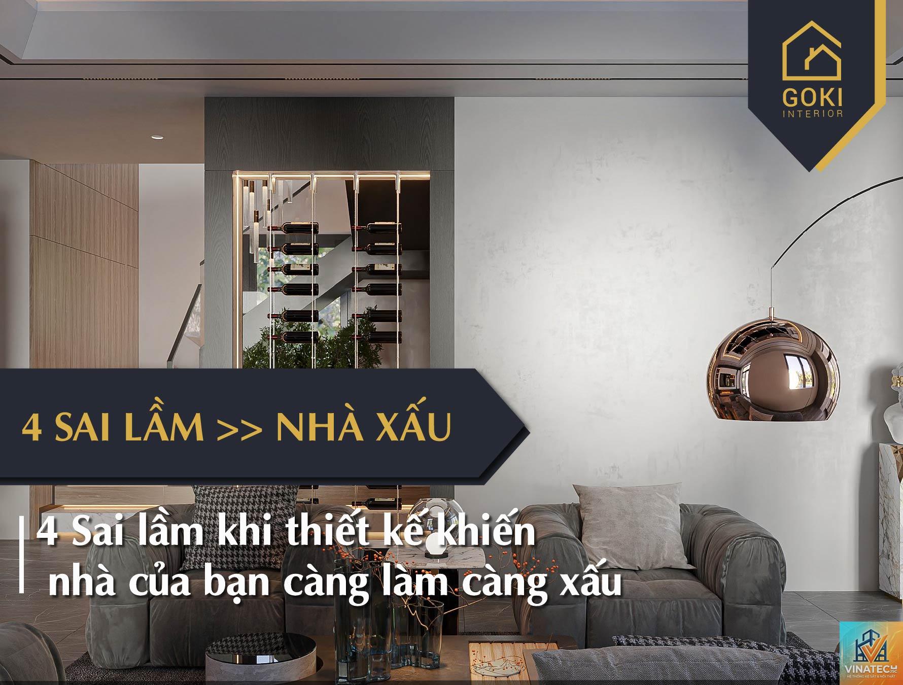 sai lầm khi thiết kế nội thất - Hình 1