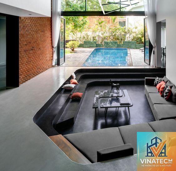 sunken living room là gì - Hình 1