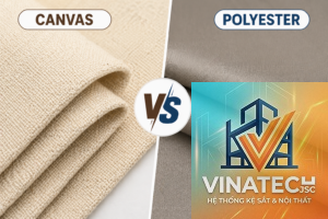 vải bố vs polyester