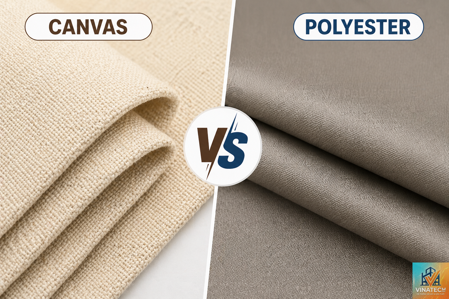 vải bố vs polyester - Image 1