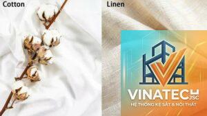 vải linen vs cotton