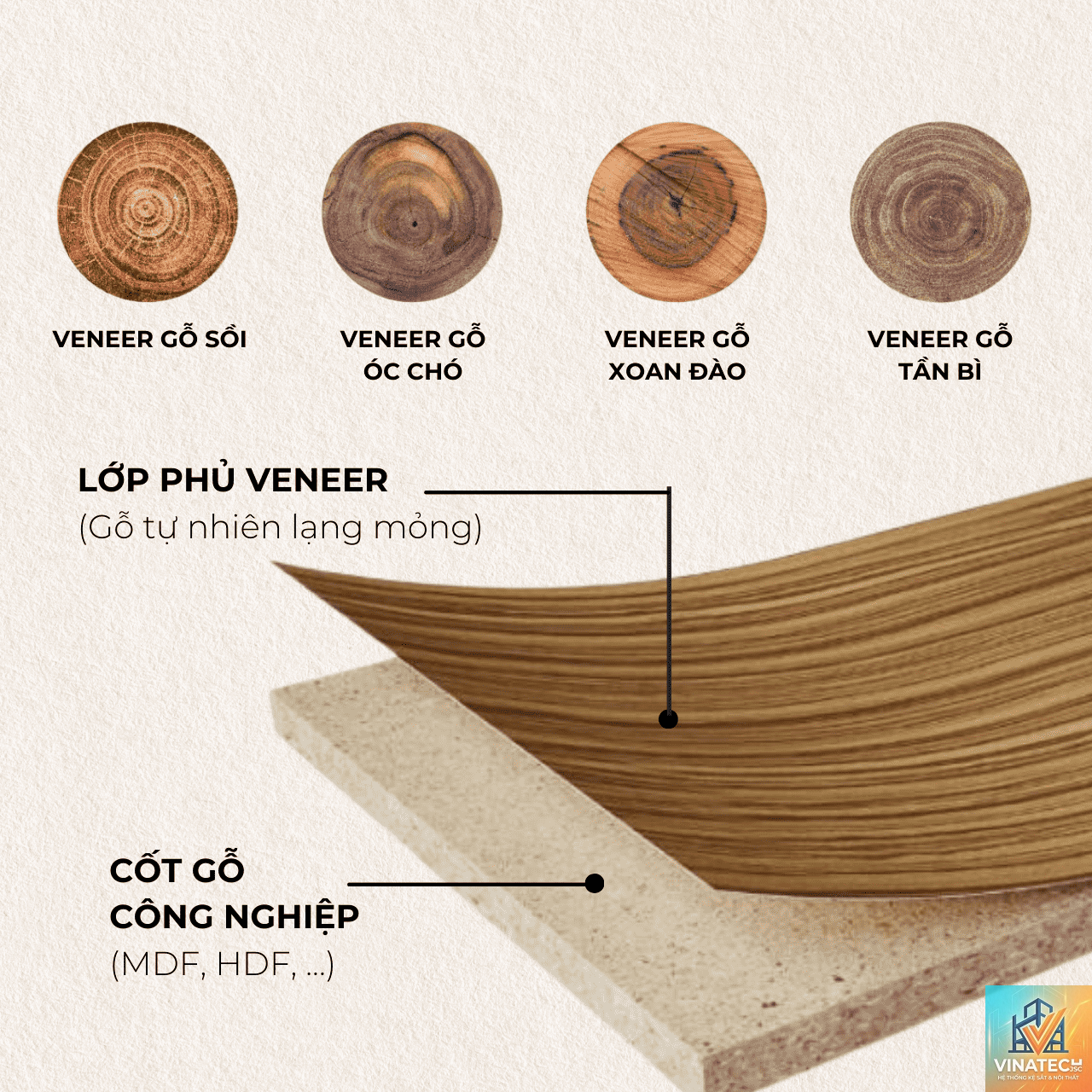 veneer vs gỗ tự nhiên - Image 3