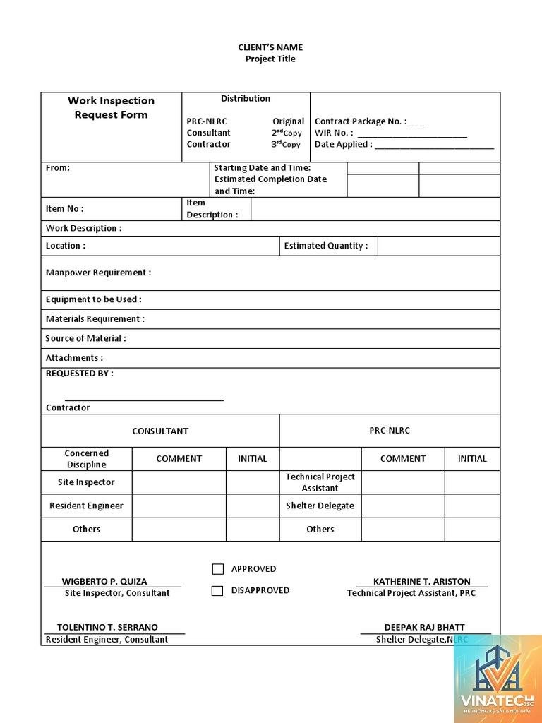 work inspection request là gì - Hình 2